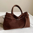 Elegant Suede Shoulder Bag