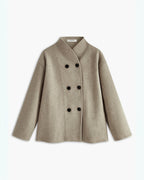 Chic Oversized Button-Up Coat for Women