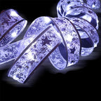 Warm White LED String Lights for Christmas Tree and Party Decor – Available in Silver, Gold, and Red, Lengths from 1M to 10M