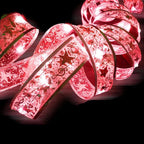 Warm White LED String Lights for Christmas Tree and Party Decor – Available in Silver, Gold, and Red, Lengths from 1M to 10M