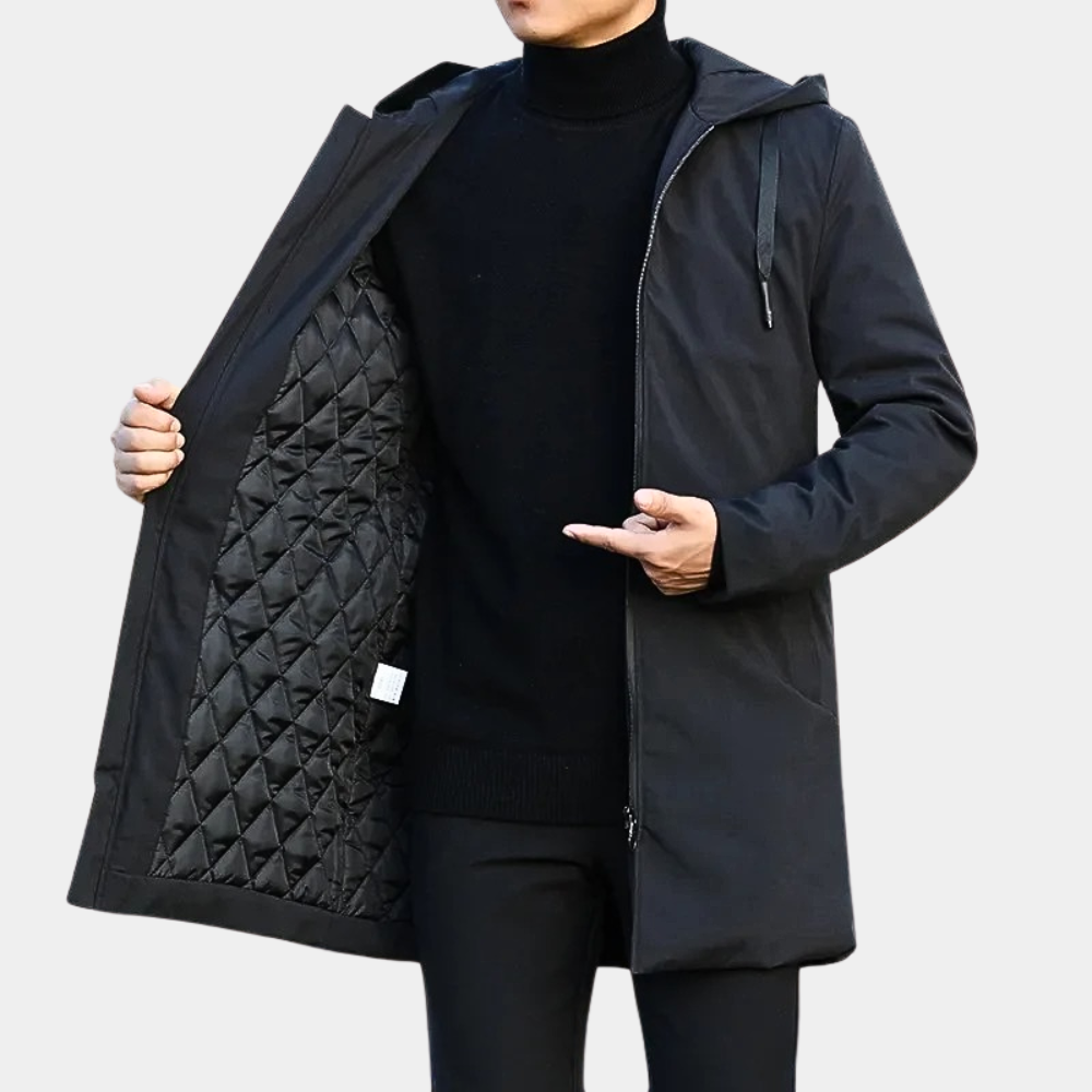 Tommy - Stylish Long Coat for Men