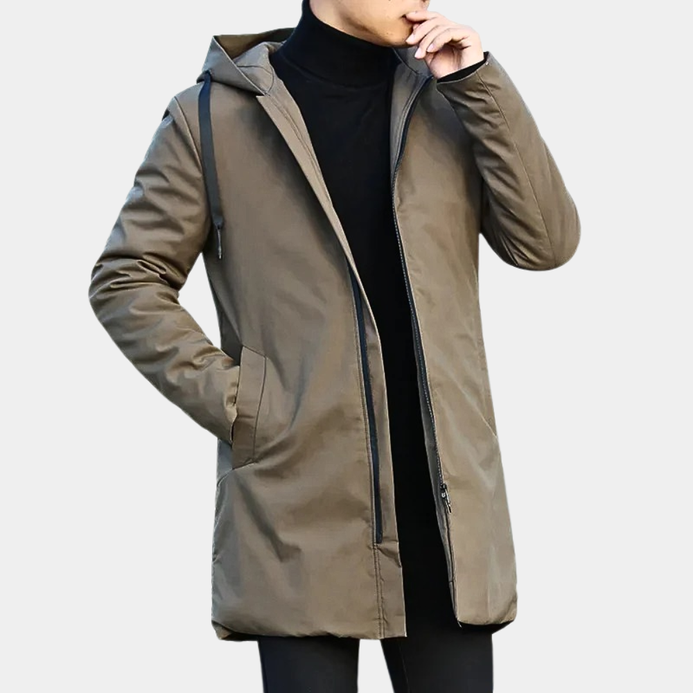 Tommy - Stylish Long Coat for Men