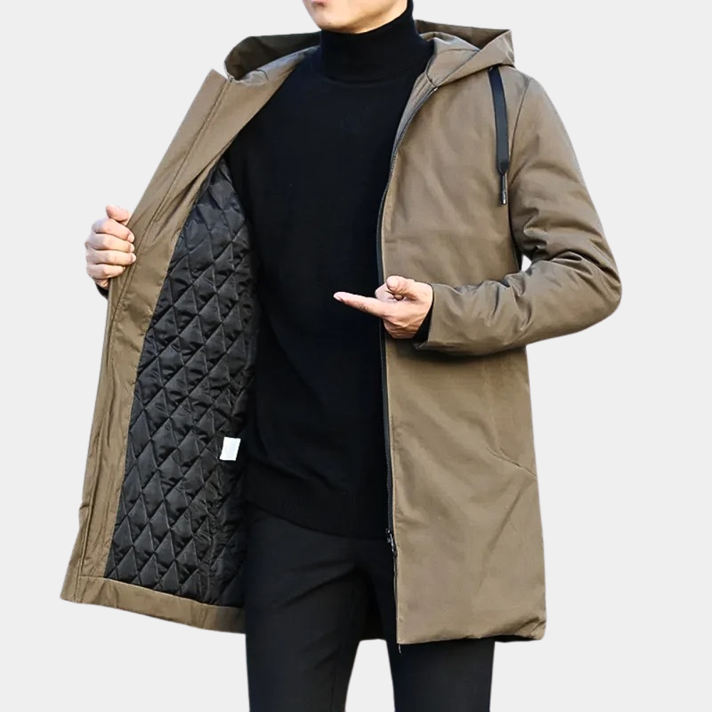 Tommy - Stylish Long Coat for Men