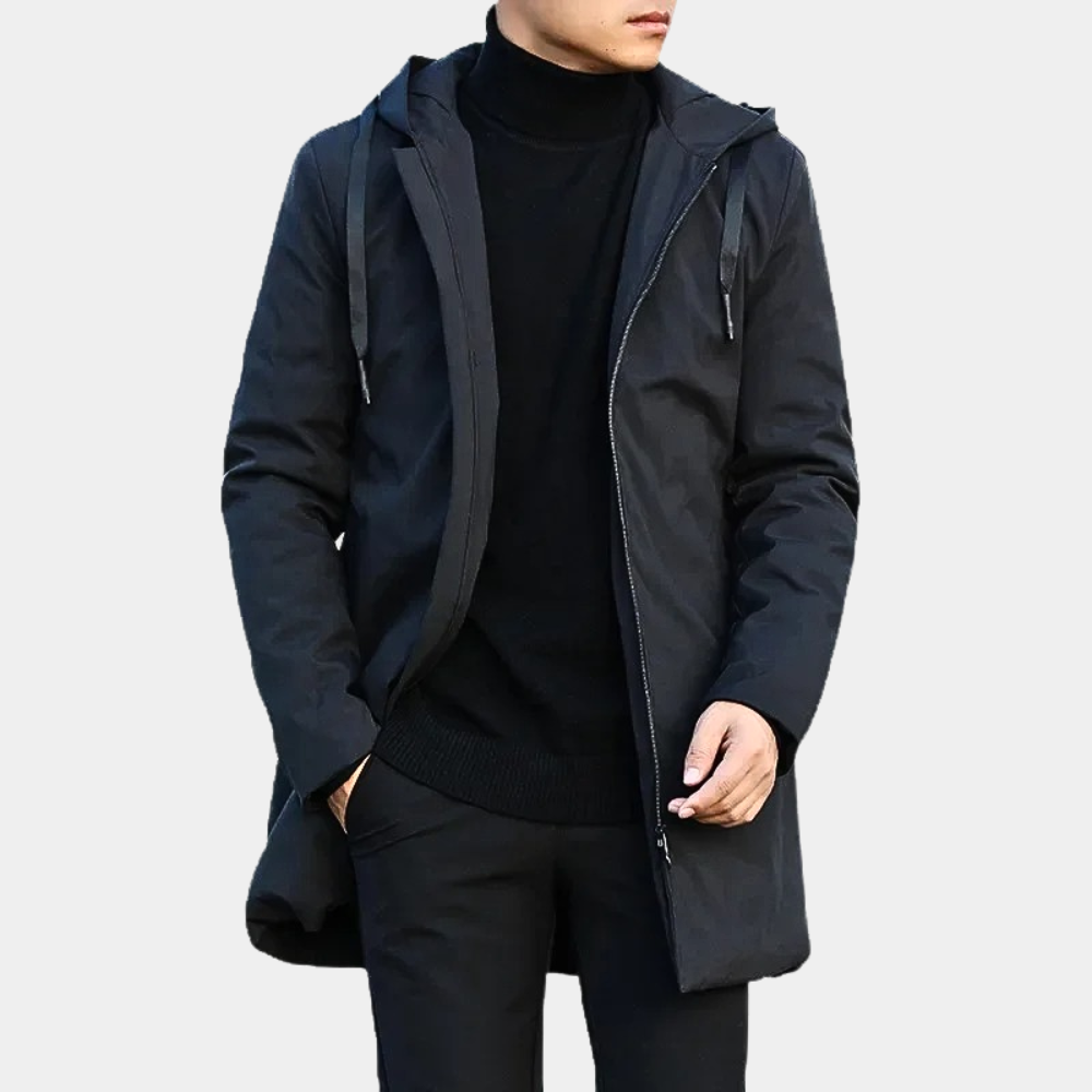 Tommy - Stylish Long Coat for Men