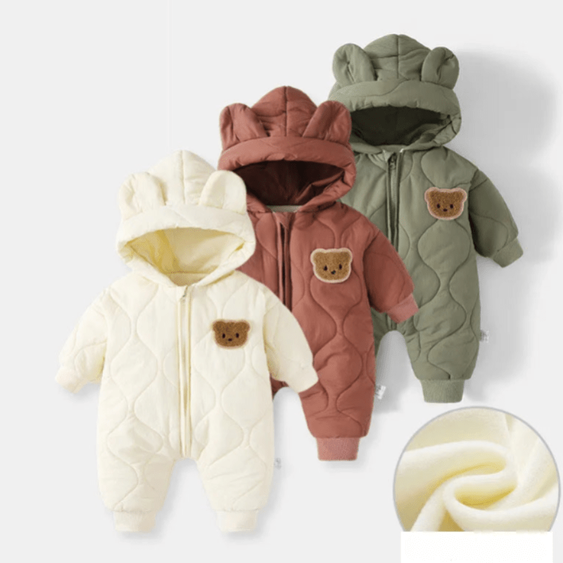 Children's Winter Suit with Bear Fairy Tale Pattern