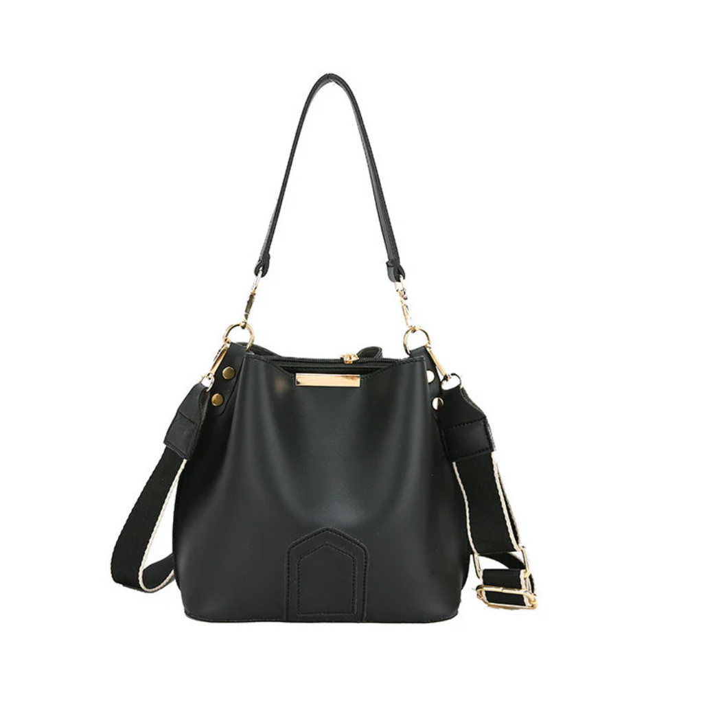 Luxurious Leather Shoulder Bag - BellaViva