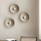 Wabi-Sabi Japanese Wall Lamp - ZenGlow Round Design