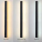 LineaGlow Contemporary LED Wall Sconce