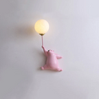 TeddyGlow Wall-Mounted Bear LED Lamp