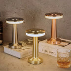 Vintage-Inspired Wireless Table Lamp - LumiBar