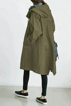 Nicky - Hooded Long Trench Coat