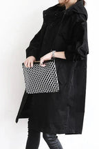 Nicky - Hooded Long Trench Coat