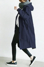 Nicky - Hooded Long Trench Coat