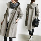 Nicky - Hooded Long Trench Coat