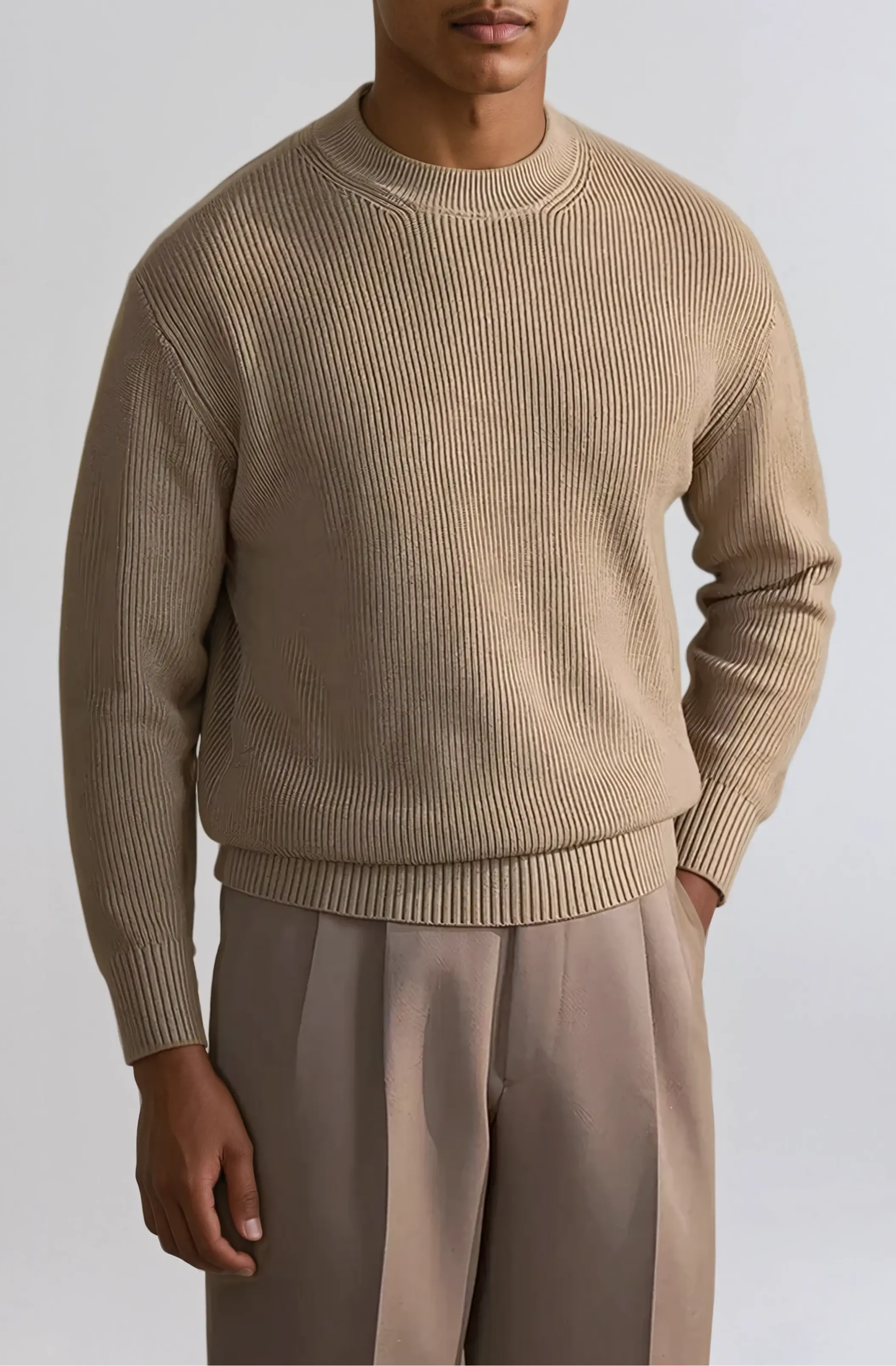 ZAVA - Men's Knit Sweater for Autumn