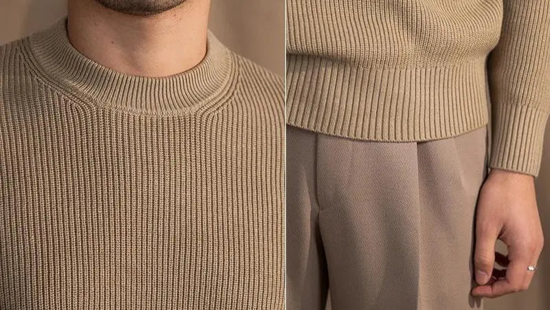 ZAVA - Men's Knit Sweater for Autumn