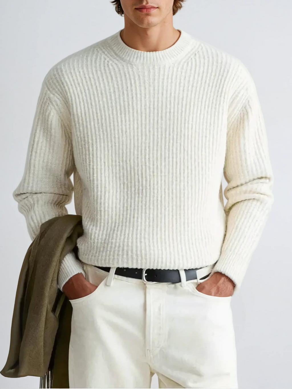 ZAVA - Men's Knit Sweater for Autumn