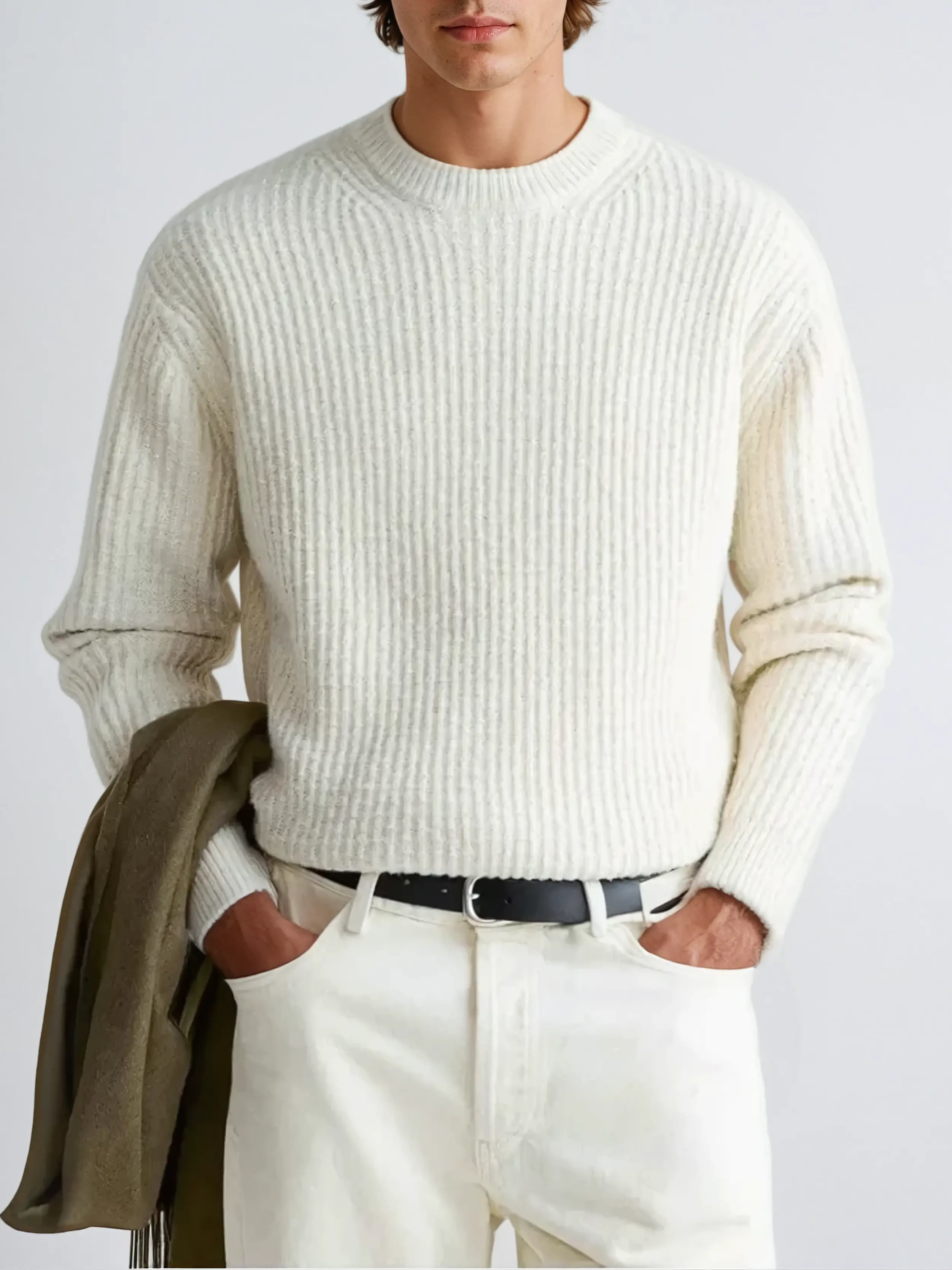 ZAVA - Men's Knit Sweater for Autumn
