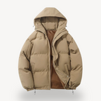 LIVAA Men's Winter Hooded Puffer Jacket