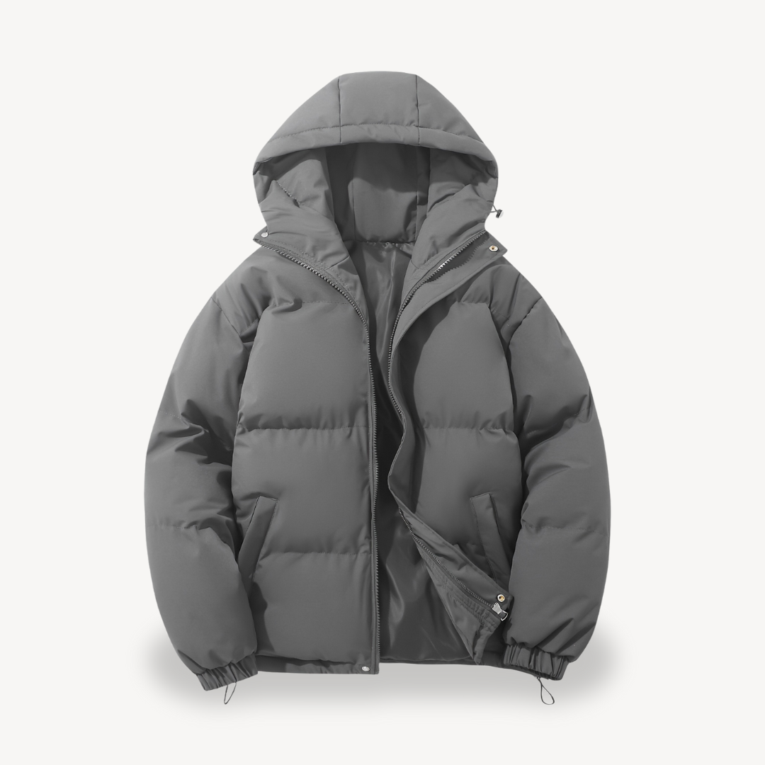 LIVAA Men's Winter Hooded Puffer Jacket
