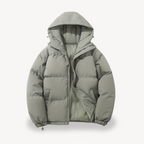 LIVAA Men's Winter Hooded Puffer Jacket