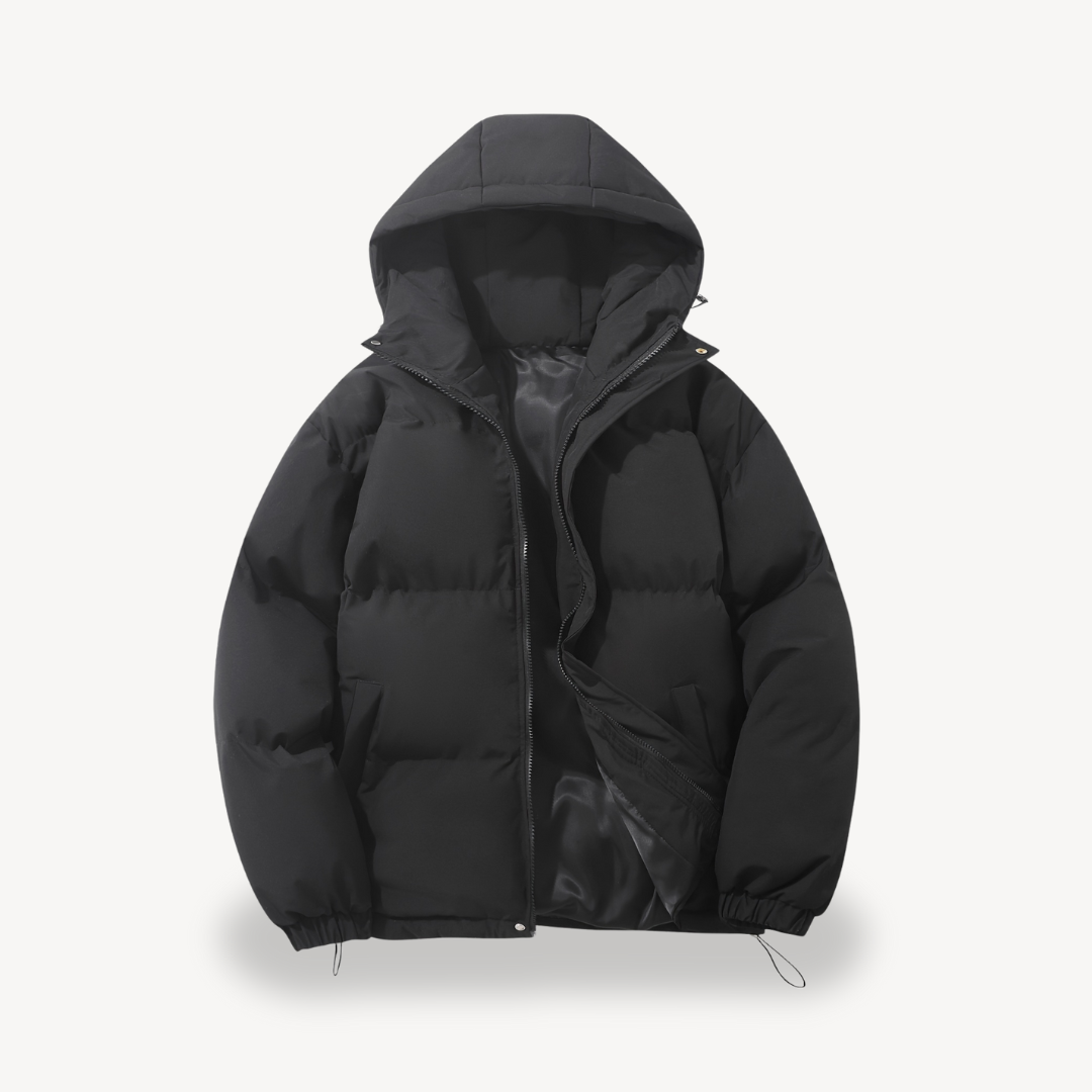 LIVAA Men's Winter Hooded Puffer Jacket