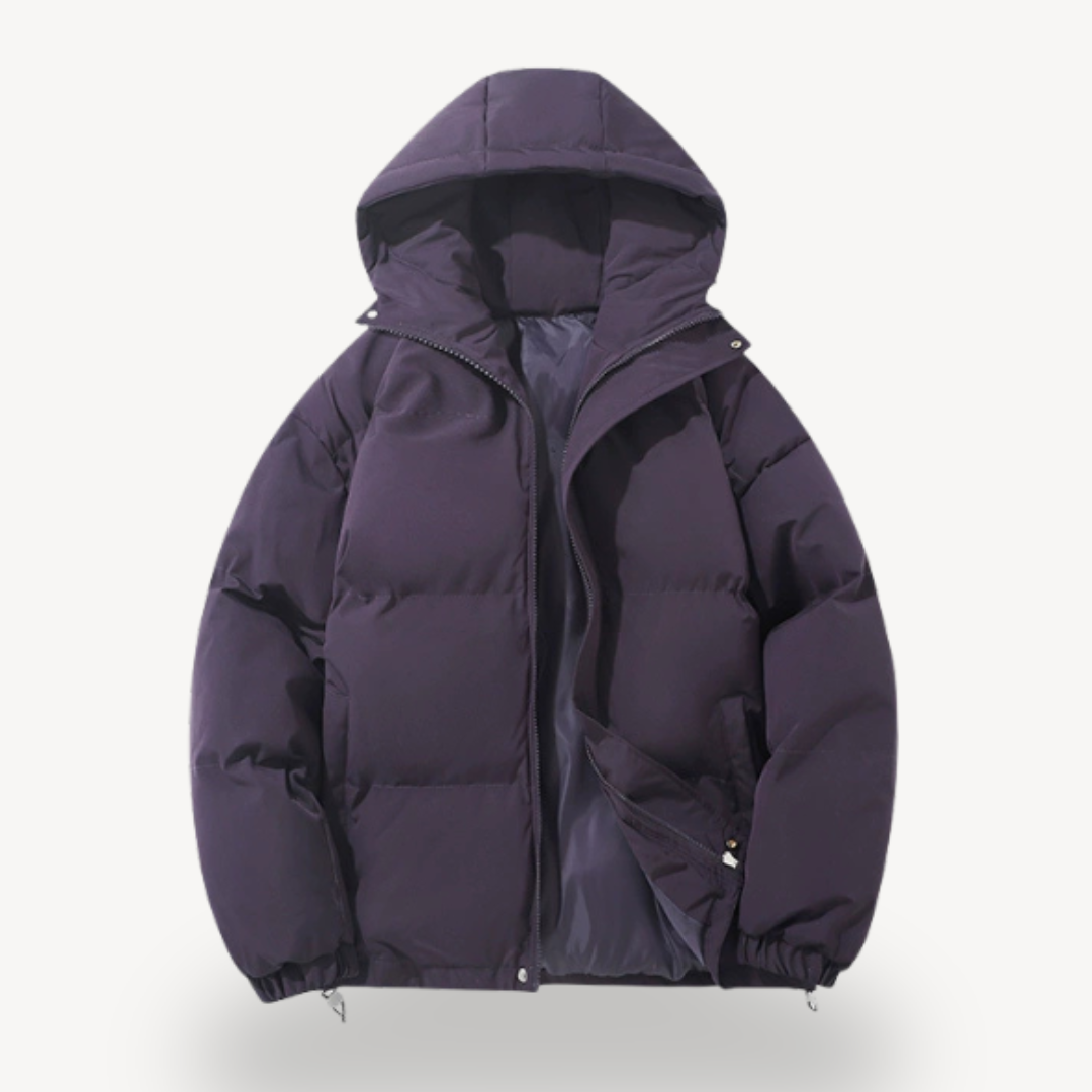 LIVAA Men's Winter Hooded Puffer Jacket
