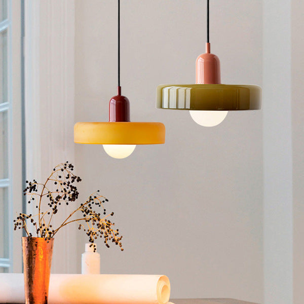 Vibrant Glass Pendant Light - BauLume