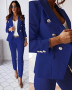 Marije-Rose - Chic Blazer and Trousers Ensemble