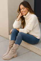 Women's Brown Suede Ankle Boots – Stylish and Comfortable Everyday Footwear