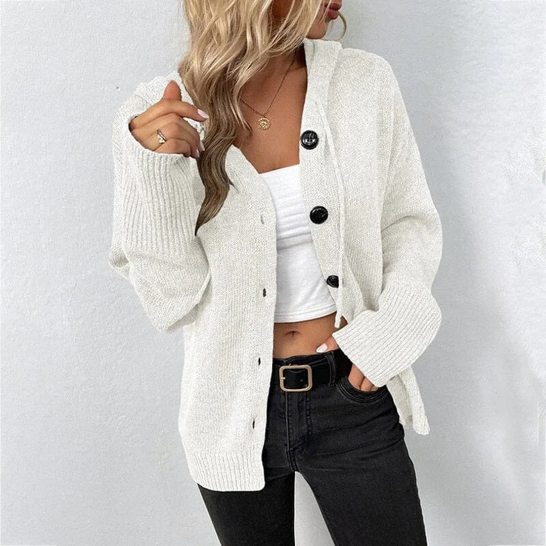 Timeless Color Hoodie Cardigan for Women – Ultimate Comfort