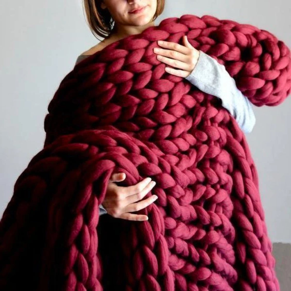 1000g XXL Chunky Yarn - Luxuriously Soft Yarn for Crocheting Blankets and Cushions