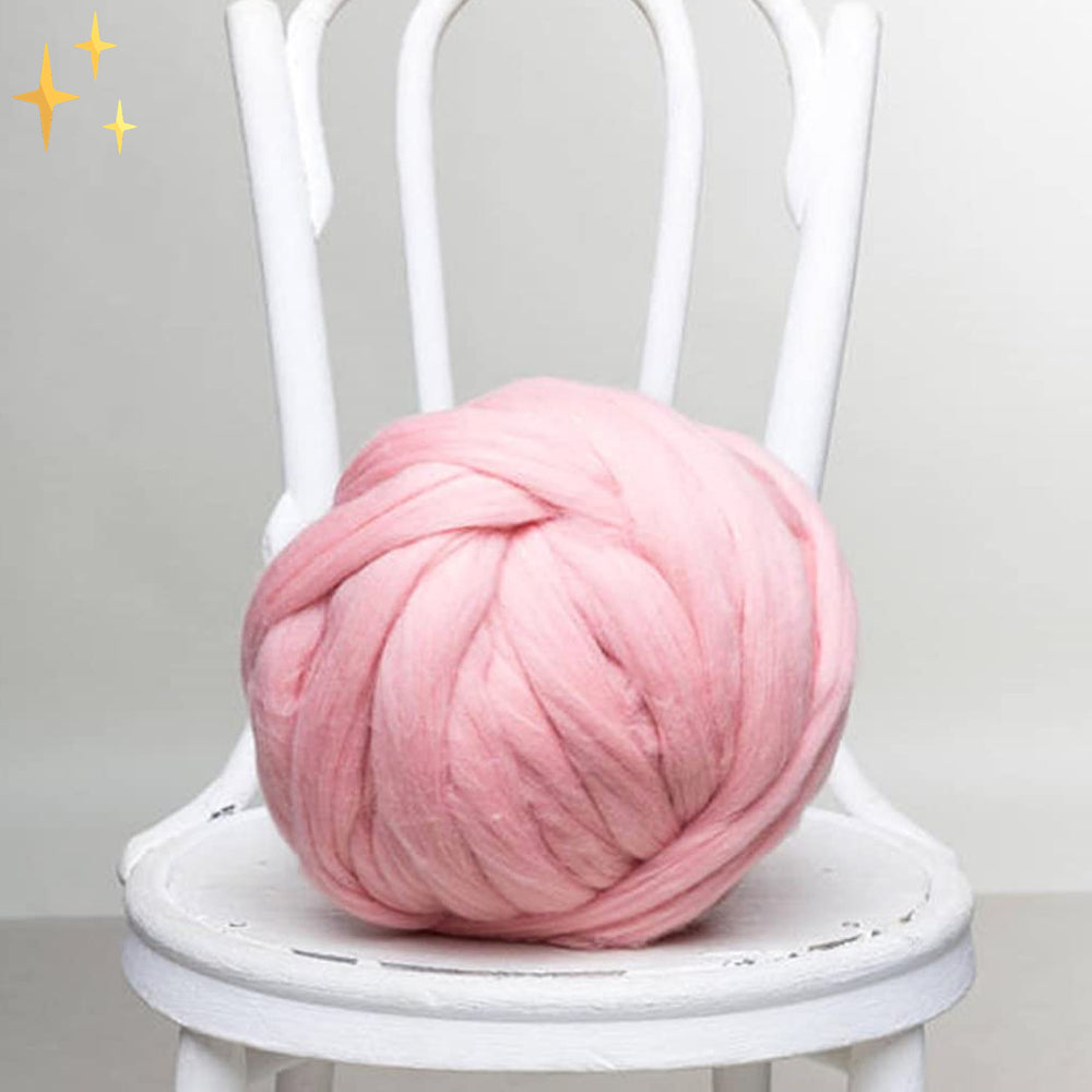 1000g XXL Chunky Yarn - Luxuriously Soft Yarn for Crocheting Blankets and Cushions