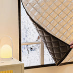 Elegant Winter Thermal Blackout and Soundproof Curtains for the Bedroom – Windproof Design