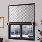 Elegant Winter Thermal Blackout and Soundproof Curtains for the Bedroom – Windproof Design