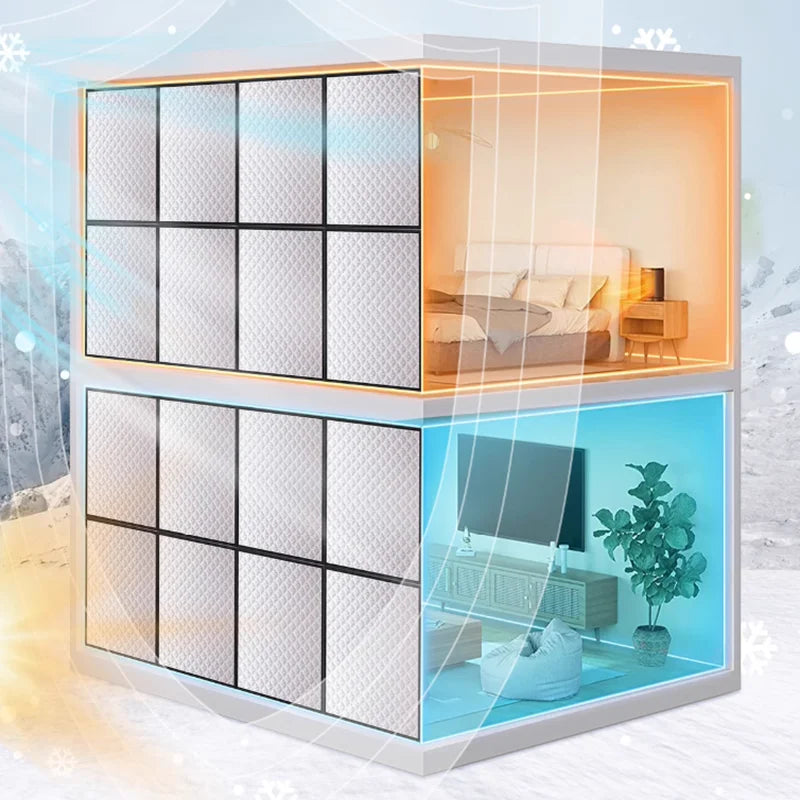 Elegant Winter Thermal Blackout and Soundproof Curtains for the Bedroom – Windproof Design