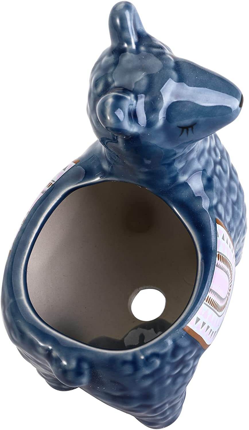 Alpaca-Themed Ceramic Plant Pots for Your Greenery