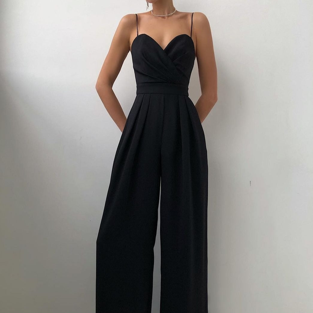 Marleen - Chic Spaghetti Strap Jumpsuit