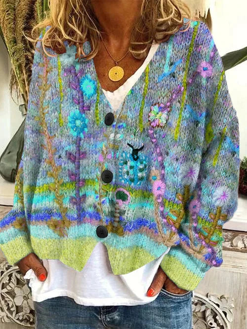 Ann | Vibrant Retro Women's Waistcoat