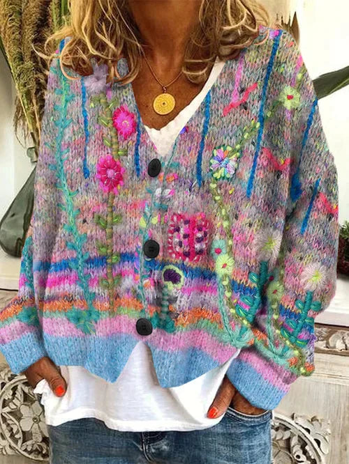 Ann | Vibrant Retro Women's Waistcoat