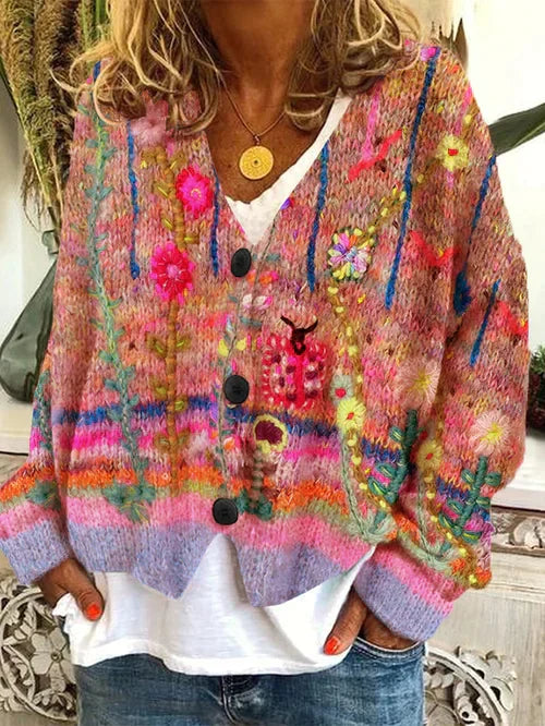 Ann | Vibrant Retro Women's Waistcoat