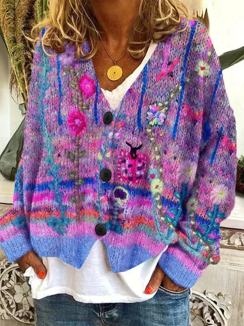 Ann | Vibrant Retro Women's Waistcoat