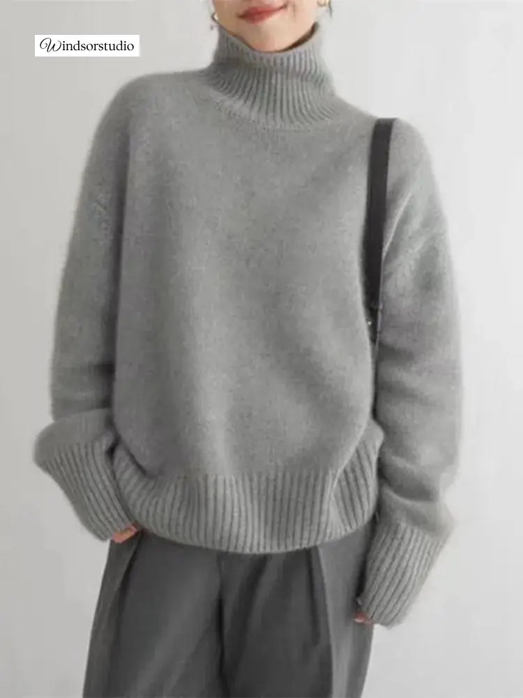 Avelien | Cozy Turtleneck Sweater in Soft Wool Blend