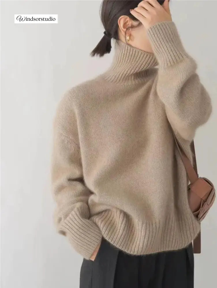 Avelien | Cozy Turtleneck Sweater in Soft Wool Blend
