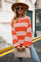 Kyra - Striped Knit Sweater for Casual Wear