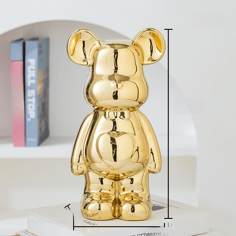 Chic Bear Sculpture for Contemporary Home Décor