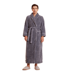 Cozy Fleece Bathrobe with Adjustable Tie Belt
