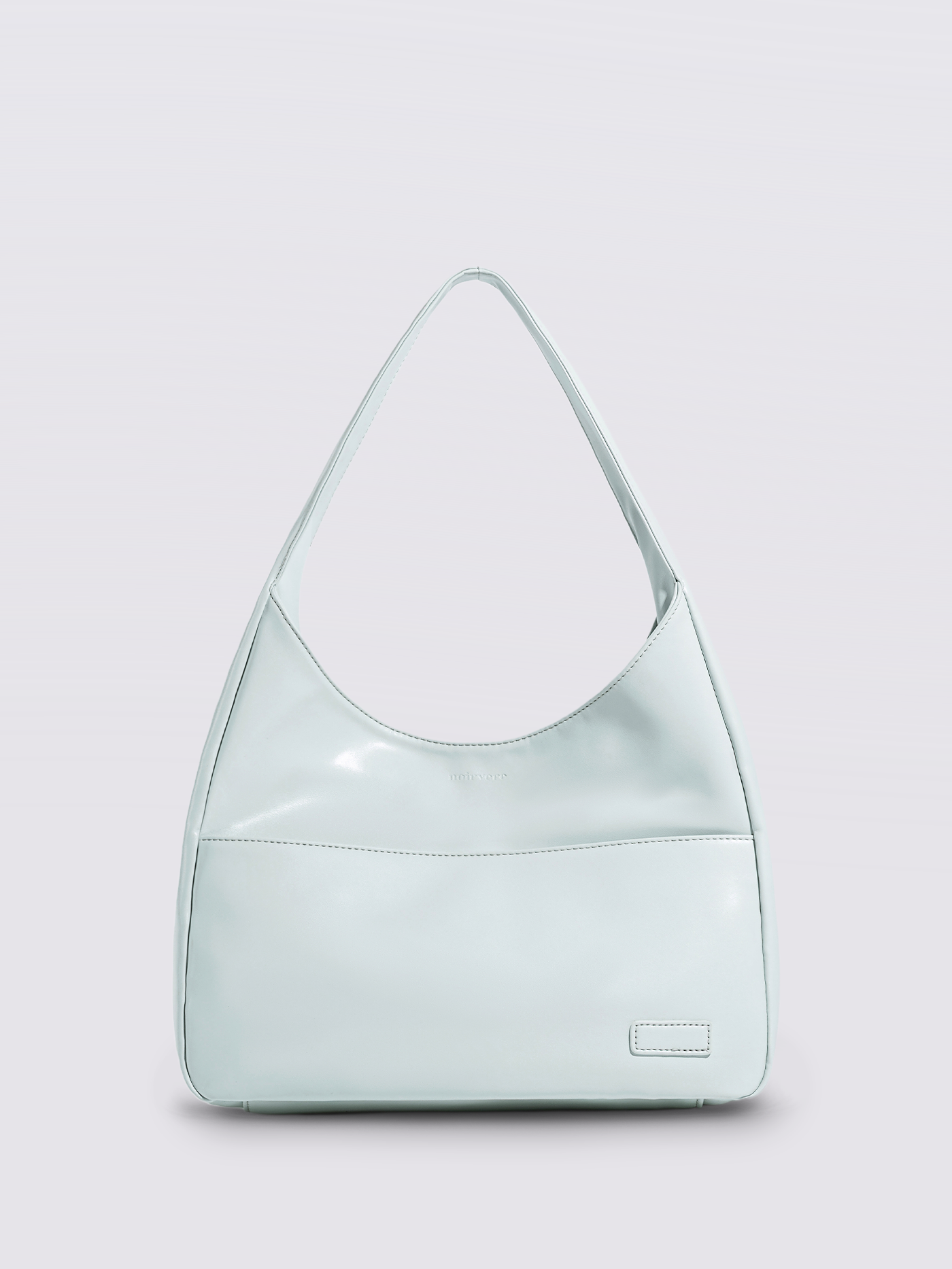 Simple Vegan Hobo Shoulder Bag - Empty Design