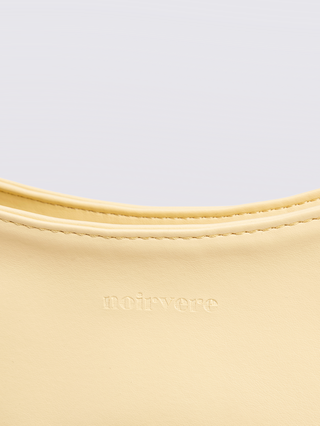 Simple Vegan Hobo Shoulder Bag - Empty Design