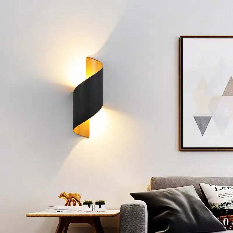 TwistLight Spiral-Shaped Modern LED Wall Lamp